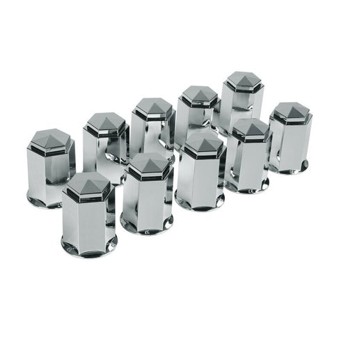 Capacele ABS prezoane camion 10buc - Ø 33mm - Crom